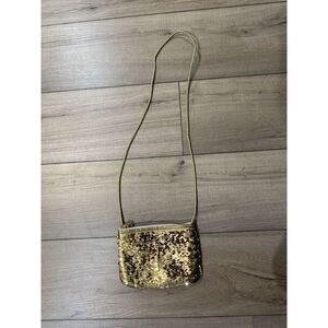 Crewcuts‎ J.Crew gold sequin purse girls Crossbody bag Easter Sparkle Party